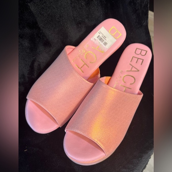 🩷🧡👡Beach by Matisse "Frosted Coral" Shimmer Chunky Platform Sandals
SZ 10 NWT🧡🩷 - Picture 7 of 14